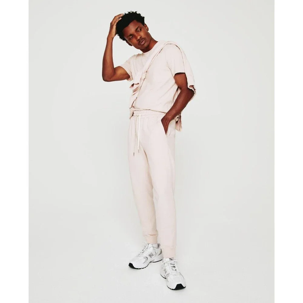 AG Jeans sz L Mens Kenji‎ Sweatpant jogger VINTAGE PINK